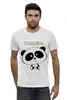 Заказать мужскую футболку в Москве. Футболка базовая Panda от Никита Коледенков - готовые дизайны и нанесение принтов.
