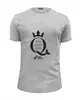 Заказать мужскую футболку в Москве. Футболка базовая Open Water Queen от Swimrocket - школа плавания - готовые дизайны и нанесение принтов.