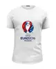 Заказать мужскую футболку в Москве. Футболка базовая euro 2016 от cherdantcev - готовые дизайны и нанесение принтов.