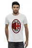 Заказать мужскую футболку в Москве. Футболка базовая AC Milan от YellowCloverShop - готовые дизайны и нанесение принтов.