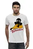 Заказать мужскую футболку в Москве. Футболка базовая Узбагойся от gopotol - готовые дизайны и нанесение принтов.
