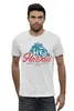 Заказать мужскую футболку в Москве. Футболка базовая Beach от Никита Коледенков - готовые дизайны и нанесение принтов.