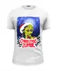 Заказать мужскую футболку в Москве. Футболка базовая Christmas Zombie от agavascream - готовые дизайны и нанесение принтов.