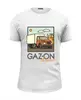 Заказать мужскую футболку в Москве. Футболка базовая GAZon drive от Владимир Федин - готовые дизайны и нанесение принтов.
