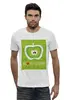 Заказать мужскую футболку в Москве. Футболка базовая I love vegan от jkg - готовые дизайны и нанесение принтов.