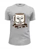 Заказать мужскую футболку в Москве. Футболка базовая Кофе (Coffee) от coolmag - готовые дизайны и нанесение принтов.