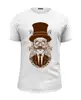 Заказать мужскую футболку в Москве. Футболка базовая Steampunk от ingenervolos@gmail.com - готовые дизайны и нанесение принтов.