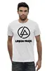 Заказать мужскую футболку в Москве. Футболка базовая Linkin Park от walek - готовые дизайны и нанесение принтов.