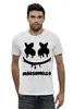 Заказать мужскую футболку в Москве. Футболка базовая Marshmello от weeert - готовые дизайны и нанесение принтов.