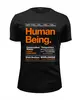 Заказать мужскую футболку в Москве. Футболка базовая Human Being от geekbox - готовые дизайны и нанесение принтов.