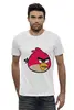 Заказать мужскую футболку в Москве. Футболка базовая Angry birds от Diana Rabinovich - готовые дизайны и нанесение принтов.
