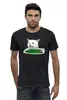 Заказать мужскую футболку в Москве. Футболка базовая Озадаченный кот от DESIGNER   - готовые дизайны и нанесение принтов.