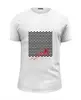 Заказать мужскую футболку в Москве. Футболка базовая Твин Пикс (Чёрный Вигвам) от CRIMODA - готовые дизайны и нанесение принтов.