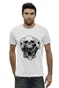 Заказать мужскую футболку в Москве. Футболка базовая Skull от zen4@bk.ru - готовые дизайны и нанесение принтов.