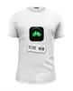 Заказать мужскую футболку в Москве. Футболка базовая Зеленый свет от white_irbis - готовые дизайны и нанесение принтов.