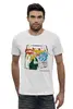 Заказать мужскую футболку в Москве. Футболка базовая Warhol - Basquiat от Михаил Авилкин - готовые дизайны и нанесение принтов.