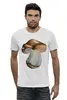 Заказать мужскую футболку в Москве. Футболка базовая Толстый гриб от rykytyky@gmail.com - готовые дизайны и нанесение принтов.