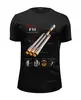 Заказать мужскую футболку в Москве. Футболка базовая Falcon Heavy от ireneskv24@gmail.com - готовые дизайны и нанесение принтов.