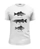 Заказать мужскую футболку в Москве. Футболка базовая Коллекция рыб от printik - готовые дизайны и нанесение принтов.