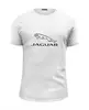 Заказать мужскую футболку в Москве. Футболка базовая Jaguar от THE_NISE  - готовые дизайны и нанесение принтов.