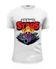 Заказать мужскую футболку в Москве. Футболка базовая BRAWL STARS от robus - готовые дизайны и нанесение принтов.