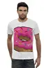 Заказать мужскую футболку в Москве. Футболка базовая Mr. Donut от supergood_777 - готовые дизайны и нанесение принтов.