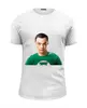 Заказать мужскую футболку в Москве. Футболка базовая  Big Bang Theory Sheldon от cigaretko - готовые дизайны и нанесение принтов.