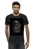 Заказать мужскую футболку в Москве. Футболка базовая Котик   от T-shirt print  - готовые дизайны и нанесение принтов.