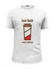 Заказать мужскую футболку в Москве. Футболка базовая Low batt need caffeine от zen4@bk.ru - готовые дизайны и нанесение принтов.