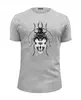 Заказать мужскую футболку в Москве. Футболка базовая Skull Beetle от Leichenwagen - готовые дизайны и нанесение принтов.