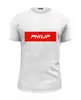 Заказать мужскую футболку в Москве. Футболка базовая Philip от THE_NISE  - готовые дизайны и нанесение принтов.