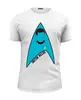 Заказать мужскую футболку в Москве. Футболка базовая Звёздный путь (Star Trek) от fanart - готовые дизайны и нанесение принтов.