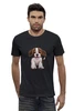 Заказать мужскую футболку в Москве. Футболка базовая Собака бигль щенок от tigerda  - готовые дизайны и нанесение принтов.