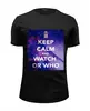 Заказать мужскую футболку в Москве. Футболка базовая Doctor Who от Александр  - готовые дизайны и нанесение принтов.