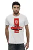 Заказать мужскую футболку в Москве. Футболка базовая Retro Ride от zeroone - готовые дизайны и нанесение принтов.