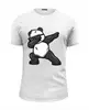 Заказать мужскую футболку в Москве. Футболка базовая Panda от T-shirt print  - готовые дизайны и нанесение принтов.