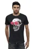 Заказать мужскую футболку в Москве. Футболка базовая Skull Art от Leichenwagen - готовые дизайны и нанесение принтов.