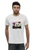 Заказать мужскую футболку в Москве. Футболка базовая Панда с леденцом от artberry - готовые дизайны и нанесение принтов.