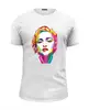 Заказать мужскую футболку в Москве. Футболка базовая Мадонна (Madonna) от coolmag - готовые дизайны и нанесение принтов.