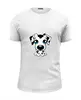 Заказать мужскую футболку в Москве. Футболка базовая Далматинец от T-shirt print  - готовые дизайны и нанесение принтов.