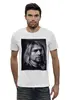 Заказать мужскую футболку в Москве. Футболка базовая Kurt Cobain от Jimmy Flash - готовые дизайны и нанесение принтов.
