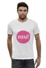 Заказать мужскую футболку в Москве. Футболка базовая Osu! (Видеоигра) от YellowCloverShop - готовые дизайны и нанесение принтов.