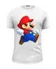 Заказать мужскую футболку в Москве. Футболка базовая Марио от sheverdin - готовые дизайны и нанесение принтов.