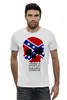Заказать мужскую футболку в Москве. Футболка базовая Флаг Конфедерации США от Leichenwagen - готовые дизайны и нанесение принтов.