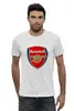 Заказать мужскую футболку в Москве. Футболка базовая  Arsenal от THE_NISE  - готовые дизайны и нанесение принтов.
