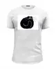 Заказать мужскую футболку в Москве. Футболка базовая Чёрный котяра от kuka-nina - готовые дизайны и нанесение принтов.