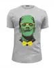Заказать мужскую футболку в Москве. Футболка базовая Франкенштейн от printik - готовые дизайны и нанесение принтов.