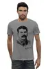 Заказать мужскую футболку в Москве. Футболка базовая Товарищ Сталин от Chance777 - готовые дизайны и нанесение принтов.