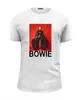 Заказать мужскую футболку в Москве. Футболка базовая David Bowie от cherdantcev - готовые дизайны и нанесение принтов.