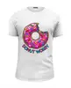 Заказать мужскую футболку в Москве. Футболка базовая Donut Worry от skynatural - готовые дизайны и нанесение принтов.